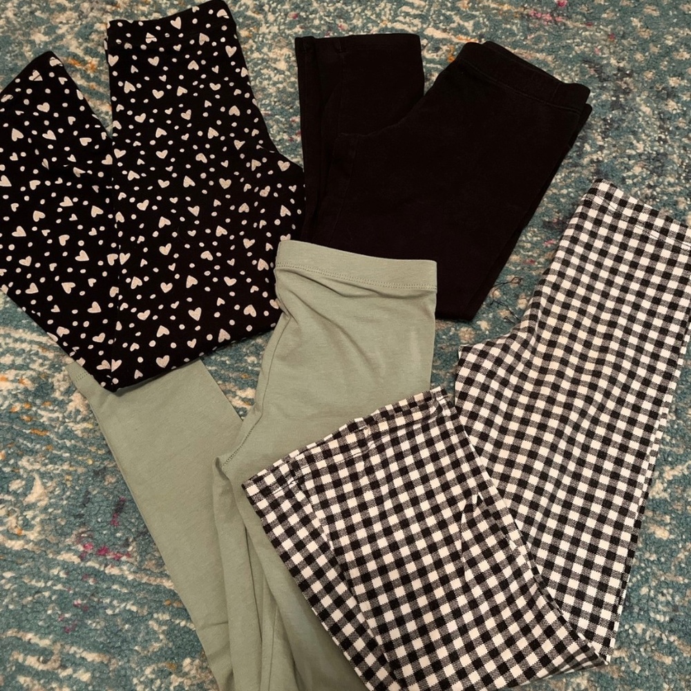 Bundle of four size 6 leggings